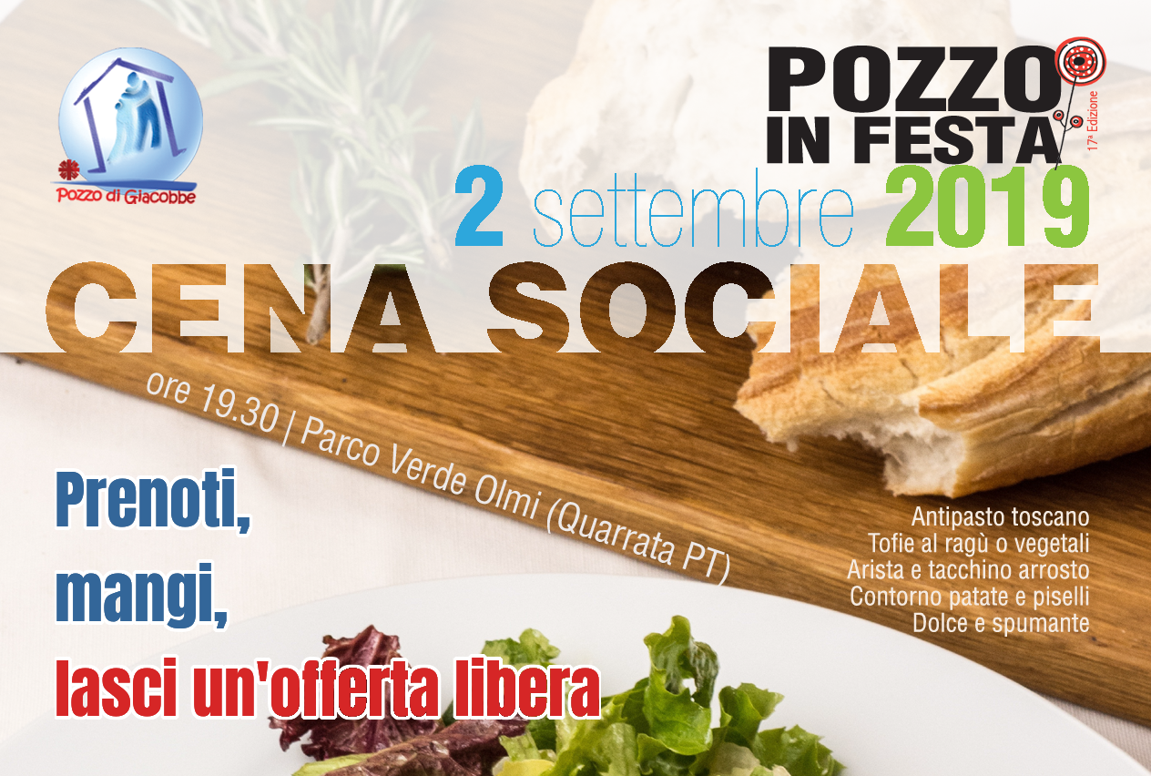 volantino cena sociale