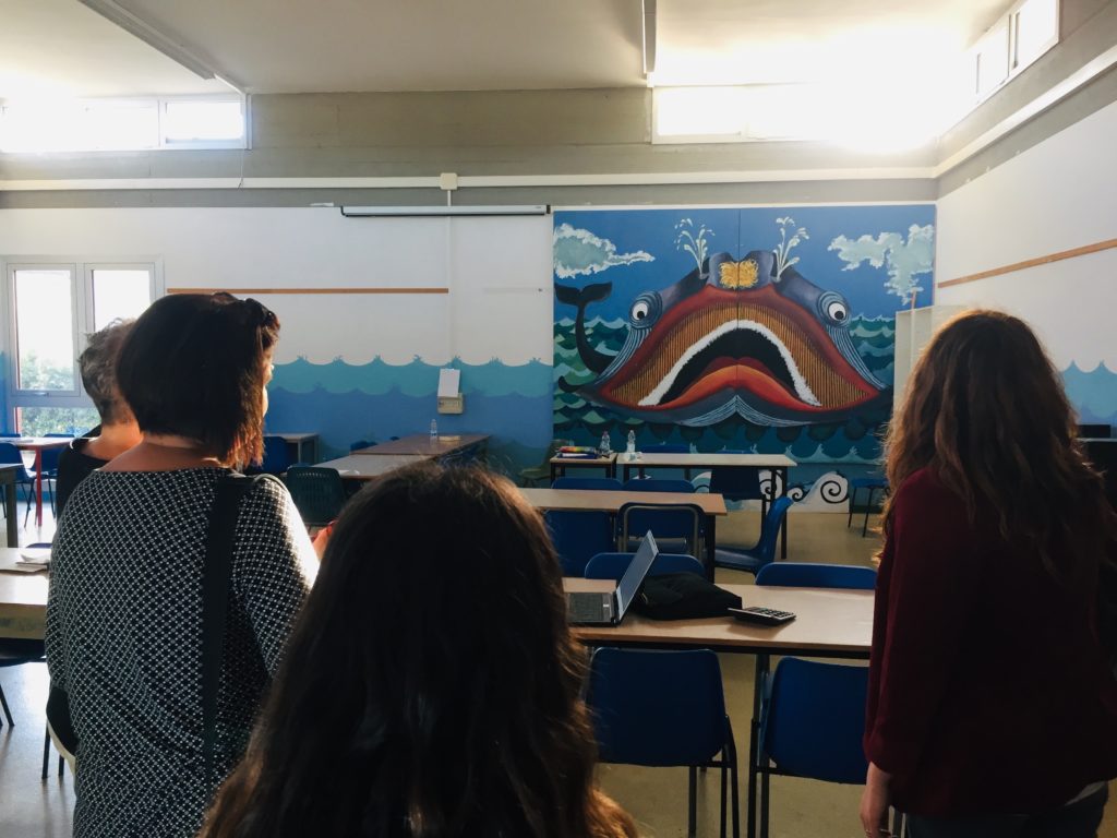 aula balena scuola media nannini vignole