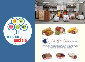 logo emporio sociale con foto la galcianese