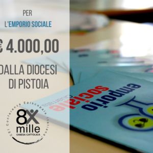 4.000 euro per l’Emporio Sociale dalla Diocesi di Pistoia