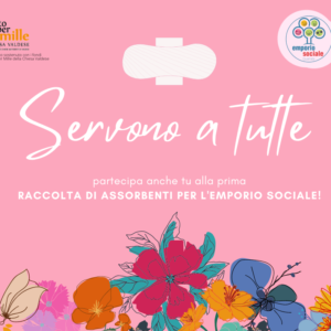 Servono a tutte! –  La prima raccolta di assorbenti per l’Emporio Sociale