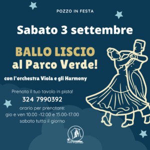 Ballo liscio al Parco Verde con Pozzo in Festa!