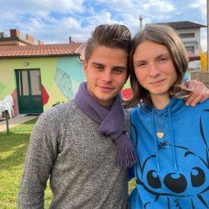 Francesco e Sara, volontari del servizio civile regionale