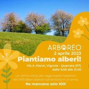 locandina evento Arboreo 2 aprile