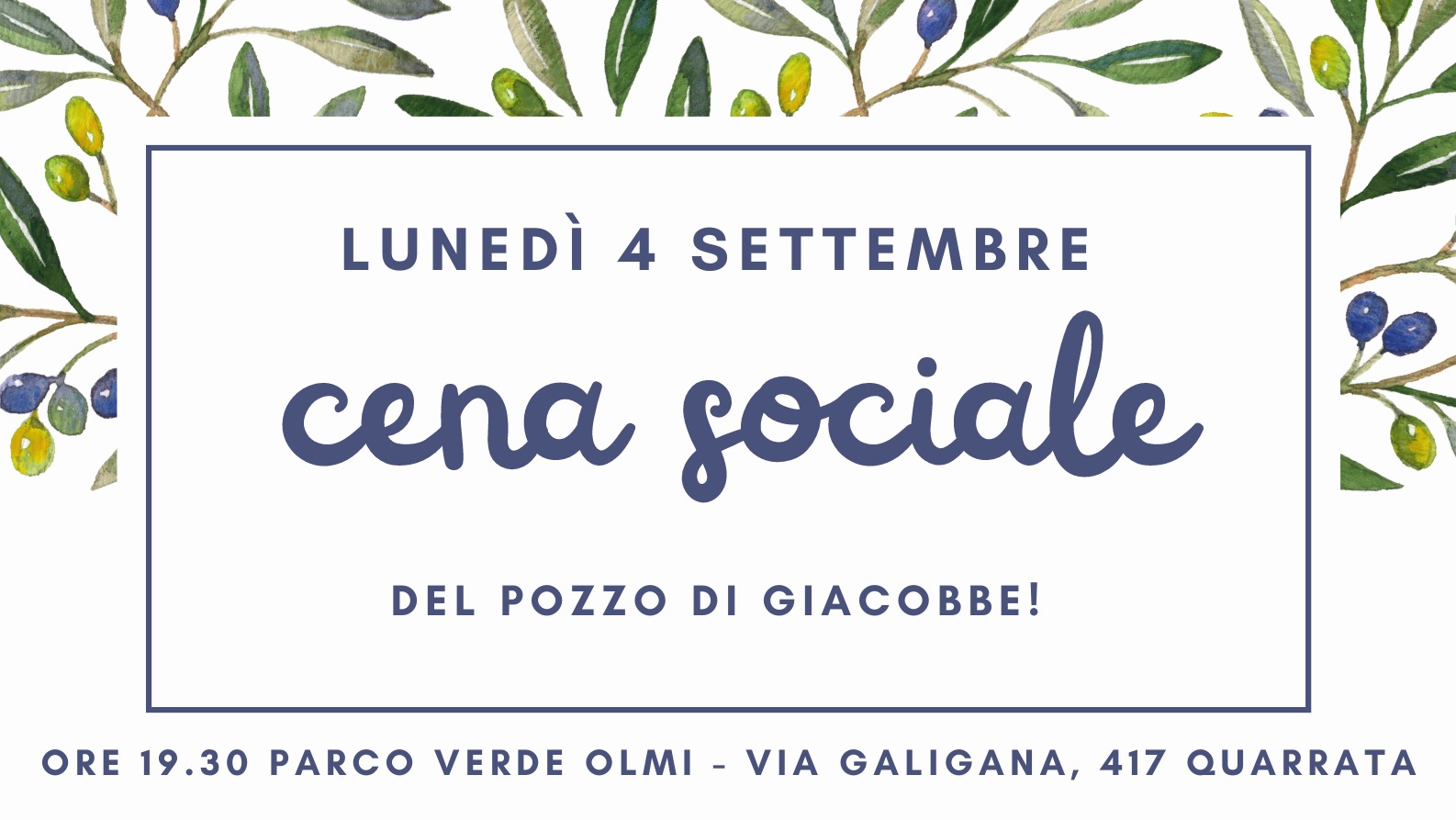 cena sociale grafica