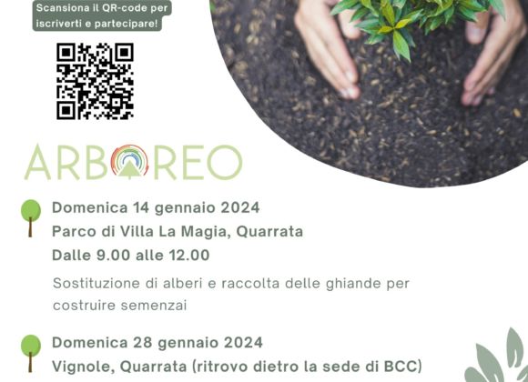 Due nuovi eventi del progetto Arboreo per piantare alberi