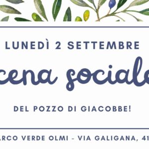 Anche quest’anno torna la Cena Sociale del Pozzo!