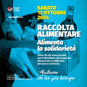 Torna la Raccolta alimentare – appuntamento a sabato 12 ottobre